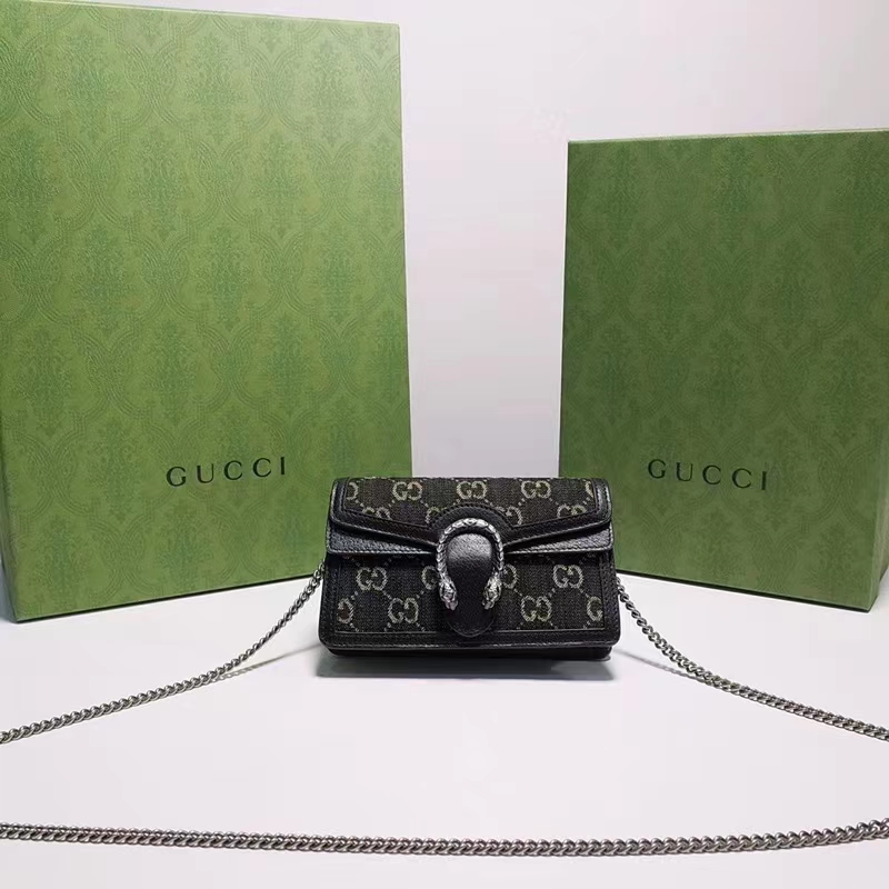 Gucci Womens Dionysus Bag Black Super Mini – Luxe Collective