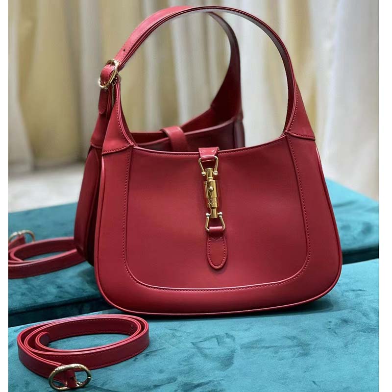 636709 Gucci Jackie 1961 Small Shoulder Bag-Red