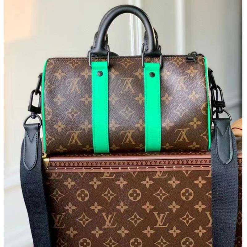 Louis Vuitton Keepall Bandouliere 25 Monogram Embossed Minty Green pour  hommes