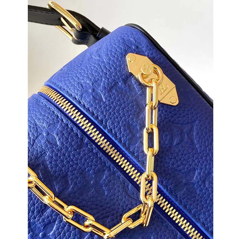 Louis Vuitton LV Unisex LV x NBA Dopp Kit Blue Embossed Taurillon Leather -  LULUX