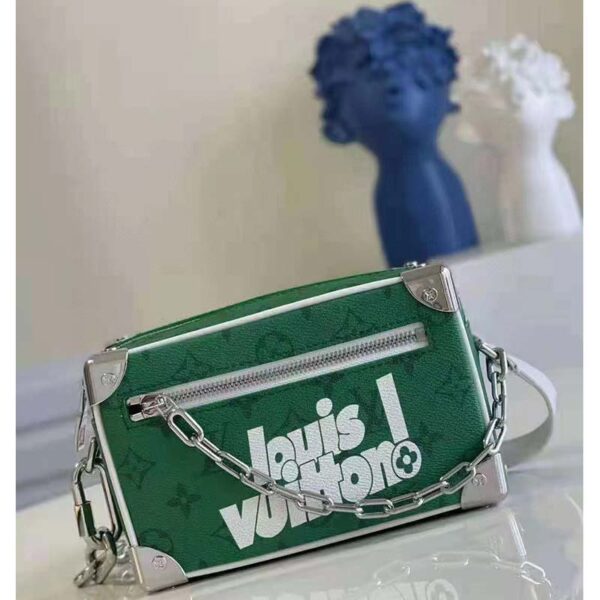 Louis Vuitton Soft trunk wallet taiga / monogram canvas khaki green wi