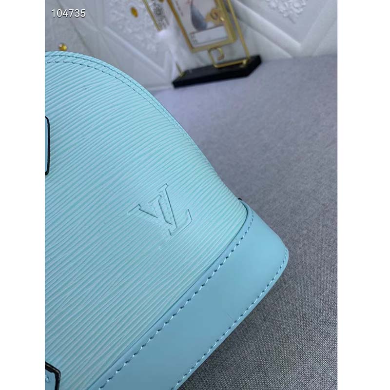 Louis Vuitton Limited Turquoise EPI Leather Alma Bb 2LK919A