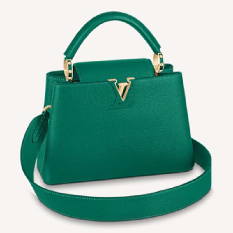 Louis Vuitton Taurillon Capucines BB Green and Black – STYLISHTOP
