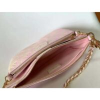 Louis Vuitton LV Women Multi Pochette Accessoires Pink Sprayed Embossed Grained Cowhide (2)