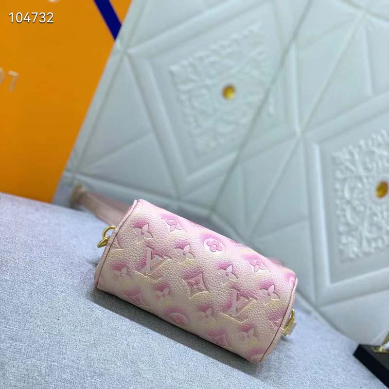 Rare Louis Vuitton Nano Speedy Patent Mochi Pink Valentine’s Day 2023