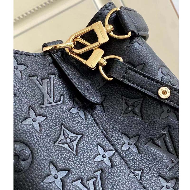 Néonoé Louis Vuitton Black Monogram Empreinte NeoNoe Leather ref