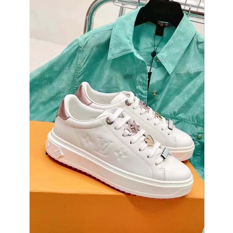Brand New Louis Vuitton Sneaker Time Out Rose Clair. Louis vuitton womens  White pink sneakers PRE ORDER, Women's Fashion, Footwear, Sneakers on  Carousell