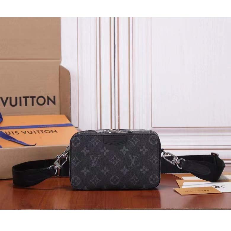 Louis Vuitton Alpha Wearable Wallet Crossbody Monogram Eclipse - LVLENKA  Luxury Consignment
