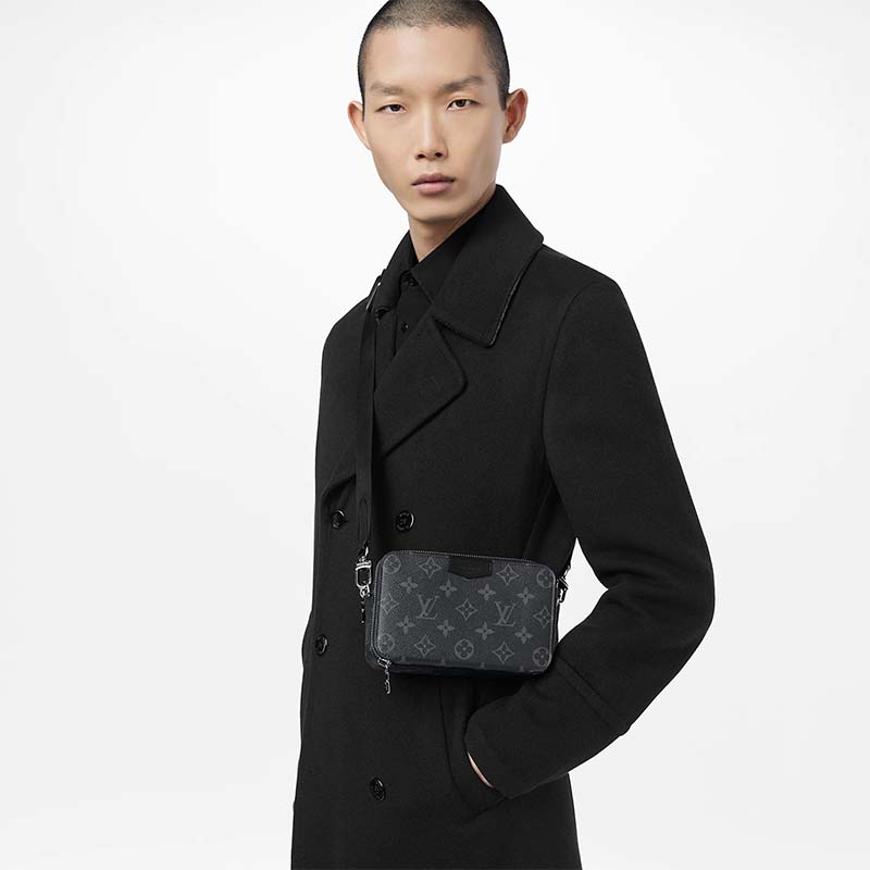 Louis Vuitton Alpha Wearable Wallet Monogram Eclipse Canvas Black
