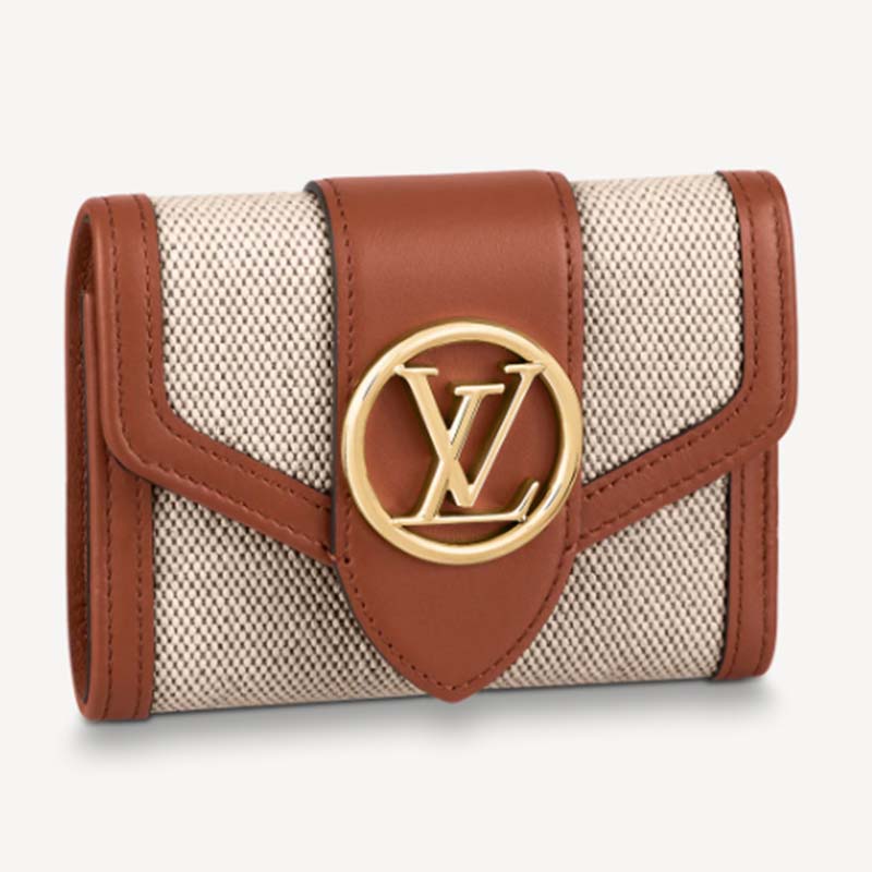 LV Pont 9 Compact Wallet Smooth Calfskin Leather - Wallets and Small  Leather Goods