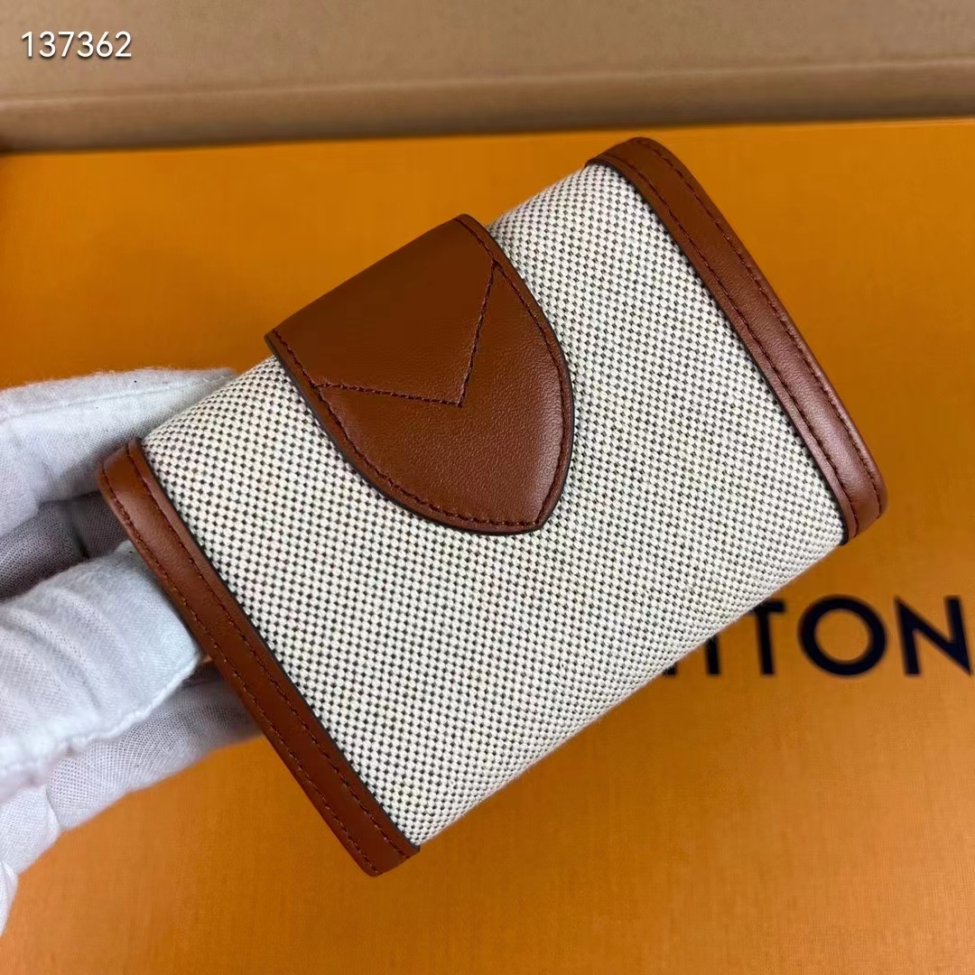 LV Pont 9 Compact Wallet Grained Calfskin Leather - Wallets and