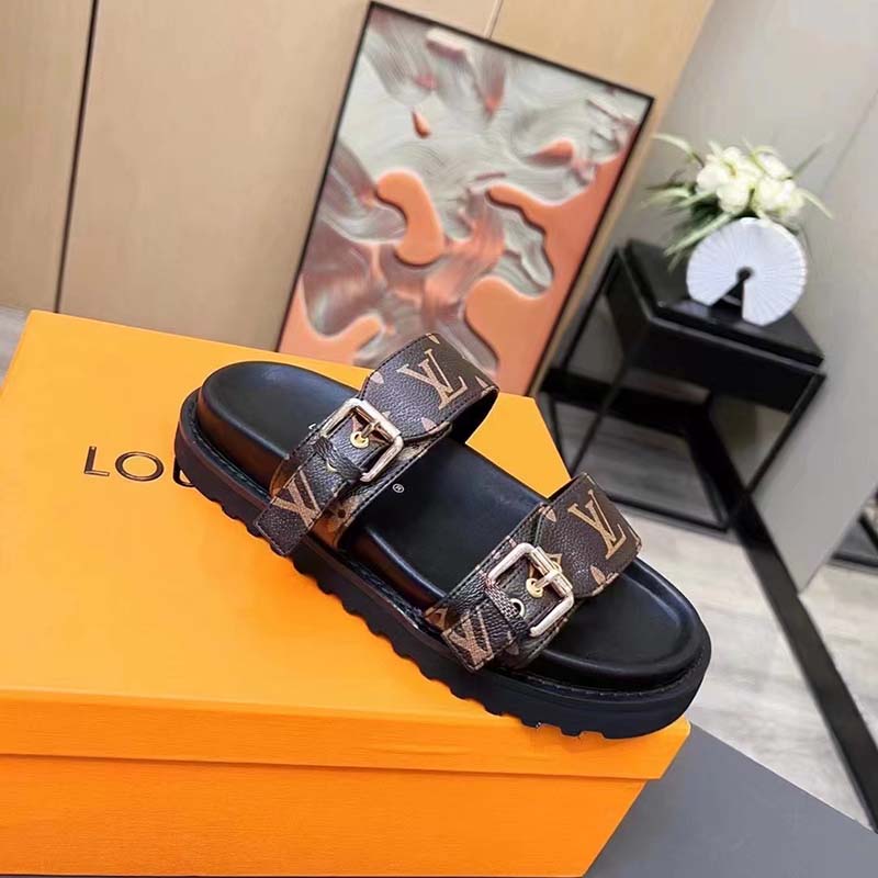 Louis Vuitton Bom Dia Flat Comfort Mules - Vitkac shop online