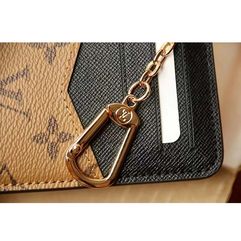 Louis Vuitton Card Holder Recto Reverso Monogram Reverse Brown in Coated  Canvas/Leather with Gold-tone - US