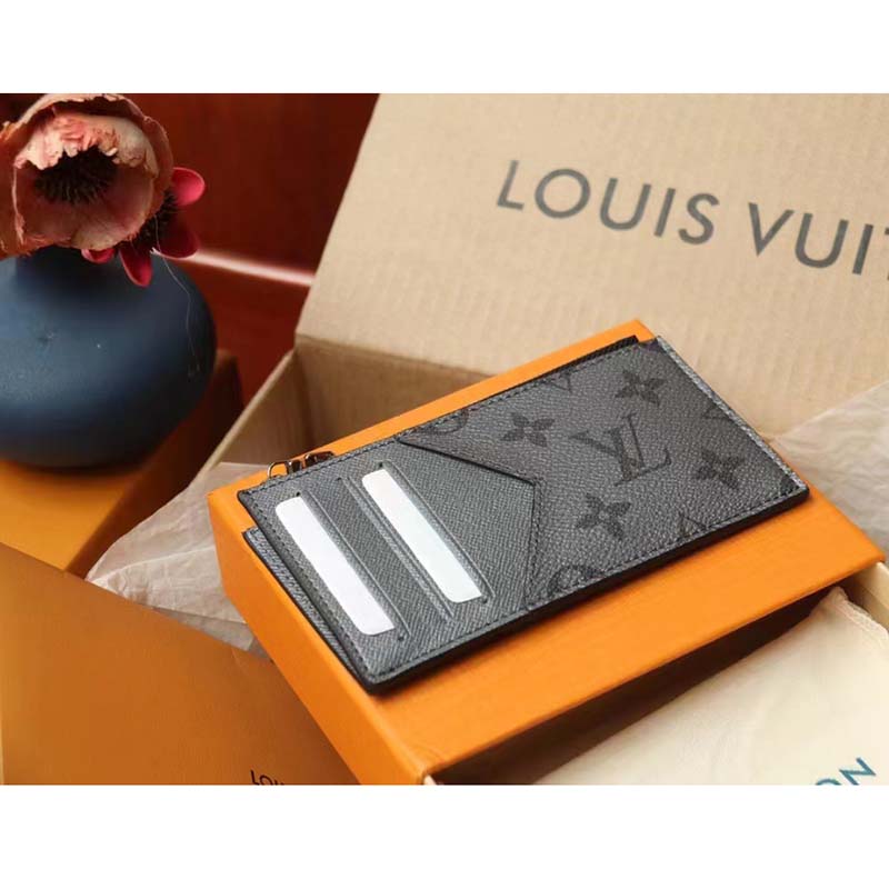 Louis Vuitton Pocket Organizer (3 Card Slot) Taiga Navy in Taiga Leather  with Silver-tone - US
