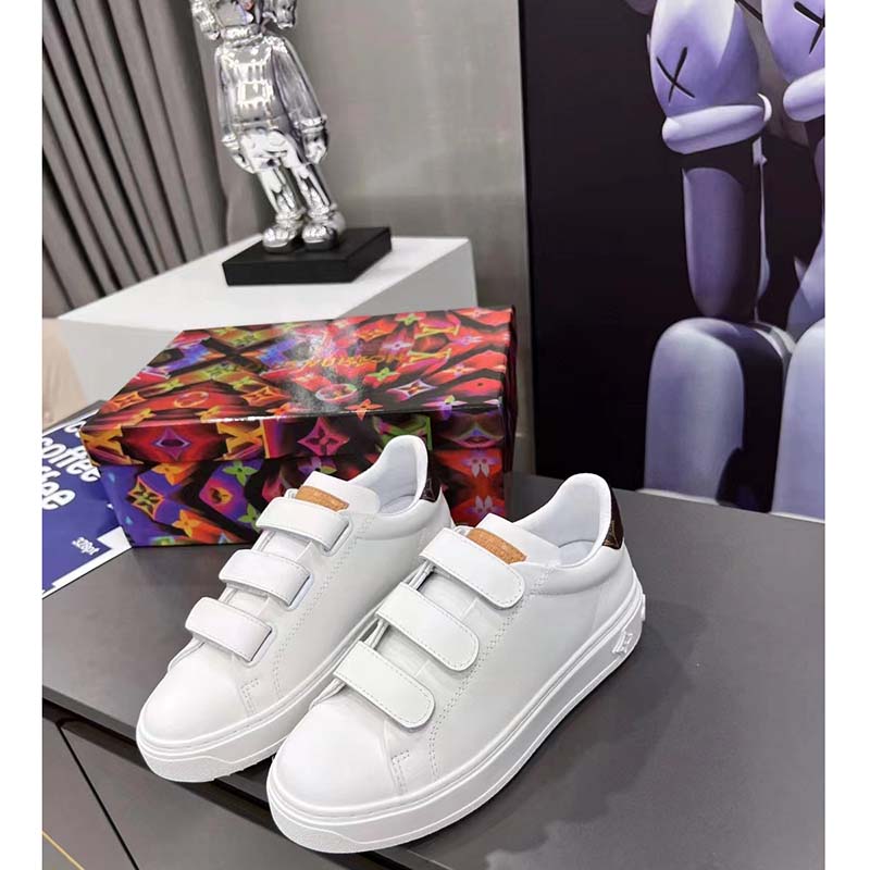 LV TIME OUT SNEAKER LITTLE WHITE SHOES – Rachellebags