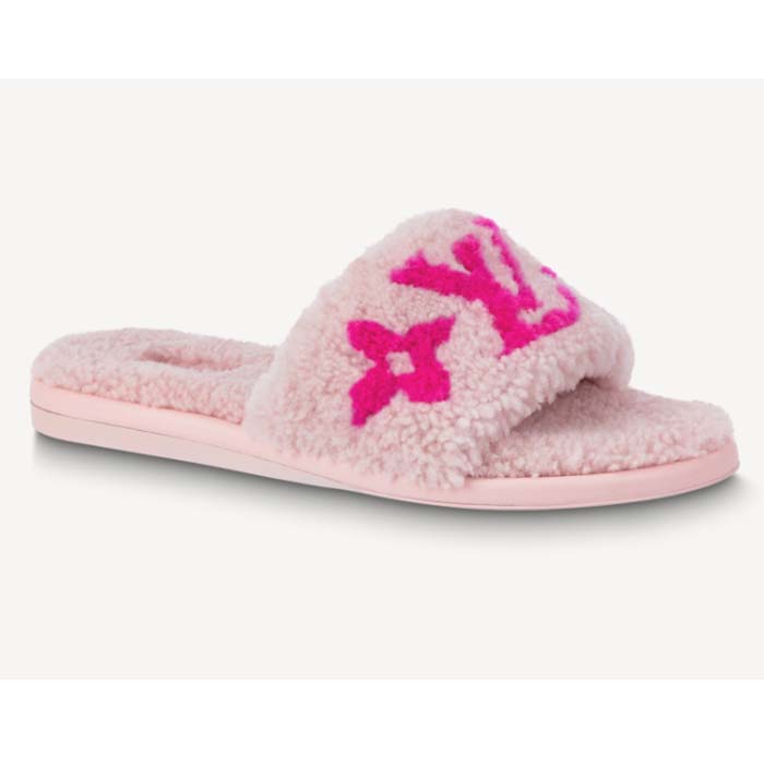 Louis Vuitton Womens Homey Flat Mule Pink EU 37.5 / UK 4.5 – Luxe