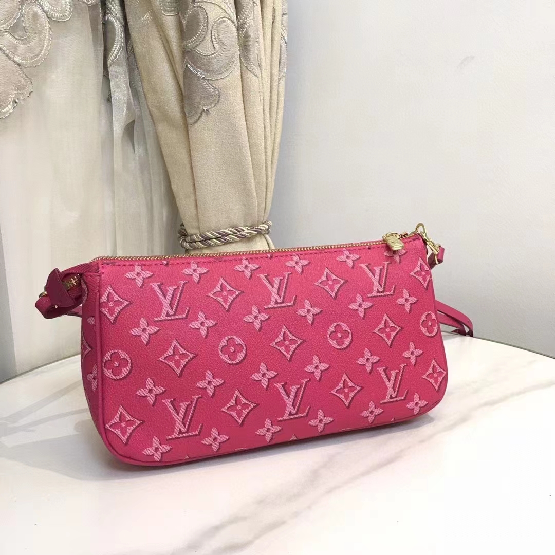 Louis Vuitton Multi Pochette Accessoires Monogram Canvas at 1stDibs  lv bag  with pink strap, louis vuitton bag pink strap, lv multi pochette monogram