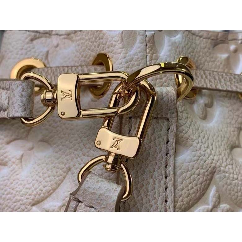 Louis Vuitton Noe Noe Bucket Bag MM Bicolour Monogram Empreinte Arizona  Beige/Cream in Grained Cowhide Leather with Gold-tone - US