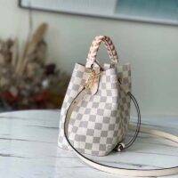 Louis Vuitton LV Women NéoNoé BB Bucket Bag Damier Azur Coated Canvas (11)