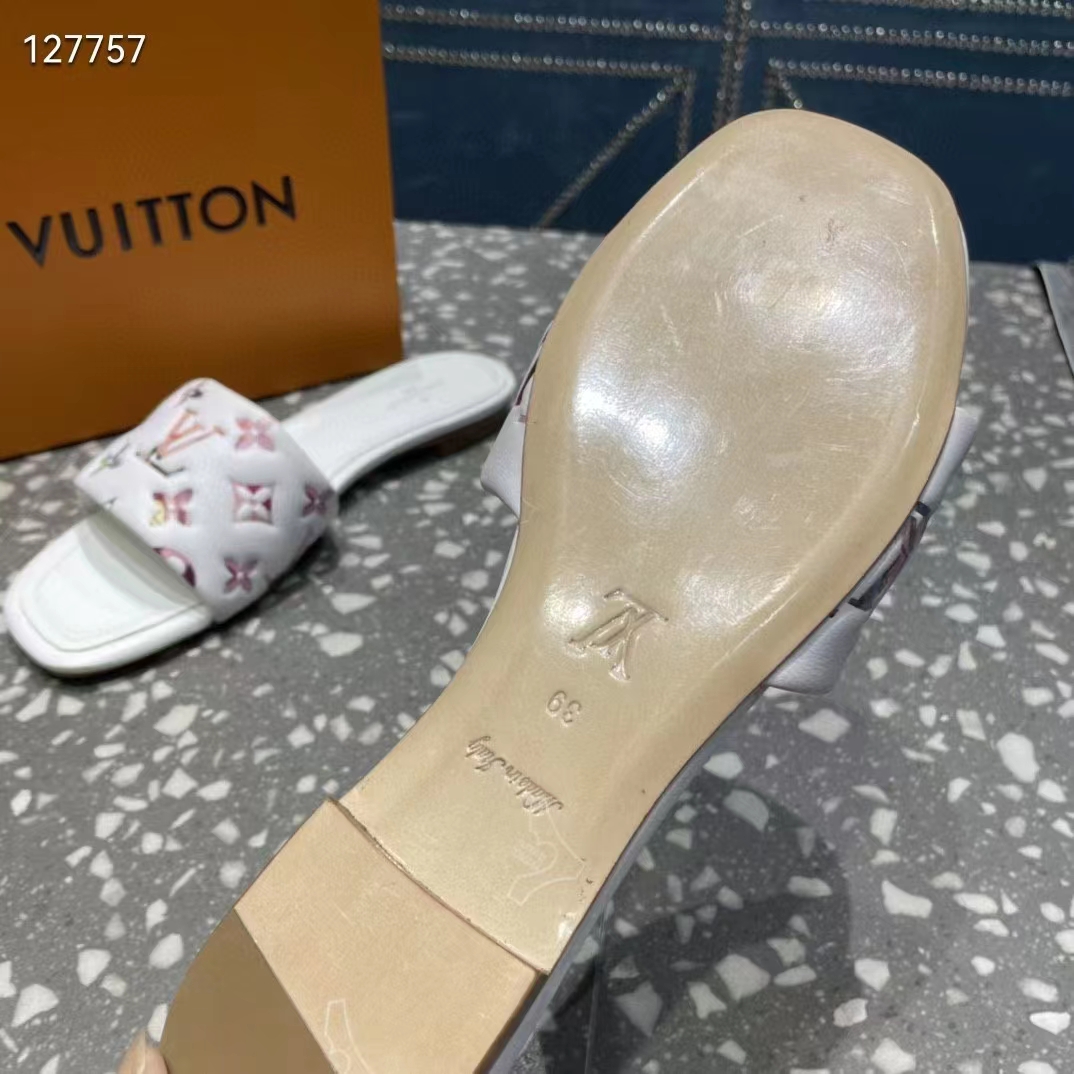 Louis Vuitton® Revival Flat Mule White. Size 37.0 in 2023