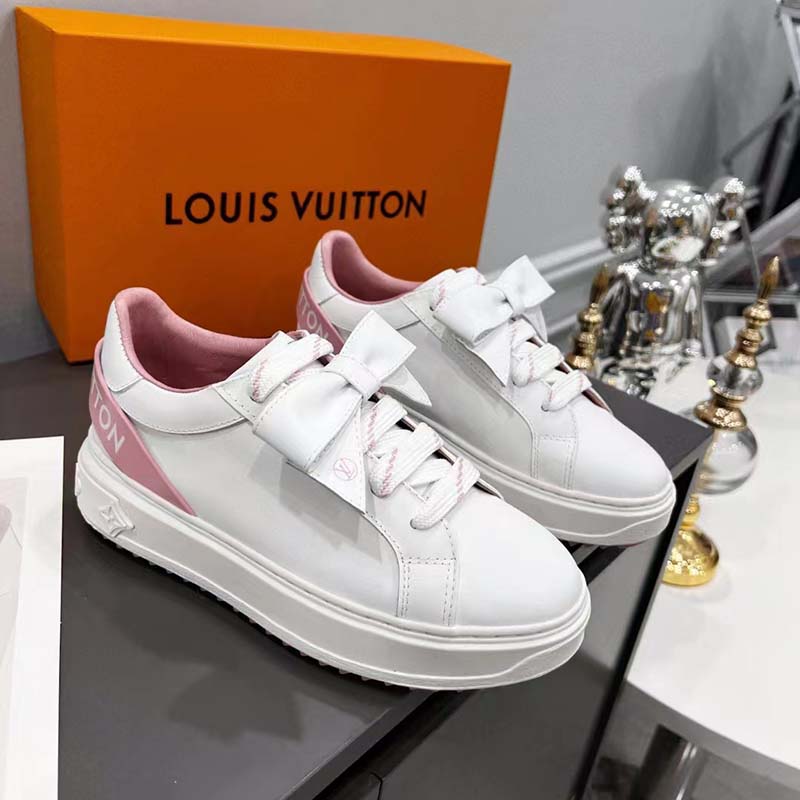 Réplique Louis Vuitton Time Out Sneakers Rose/Rouge Été À Vendre