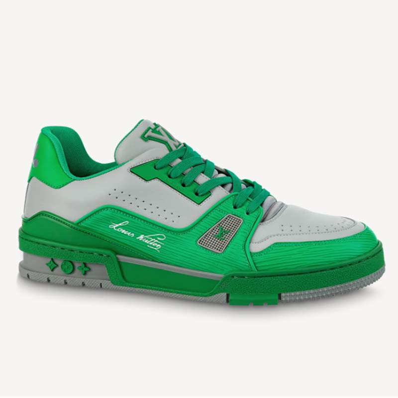 Giày Louis Vuitton Lv Ollie Richelieu Trainers Green 1A9JJ1 -  Authentic-Shoes