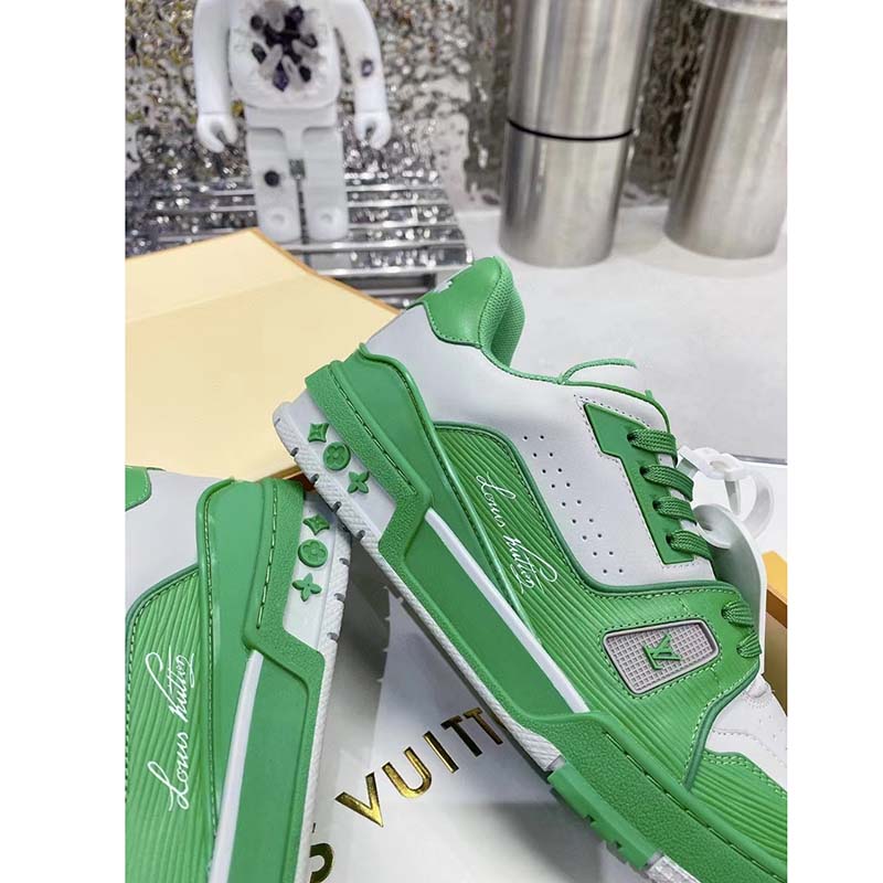 LV Trainer Velcro Strap Monogram 'Green' – Royal Clonez – Top Quality –  Unbeatable Prices