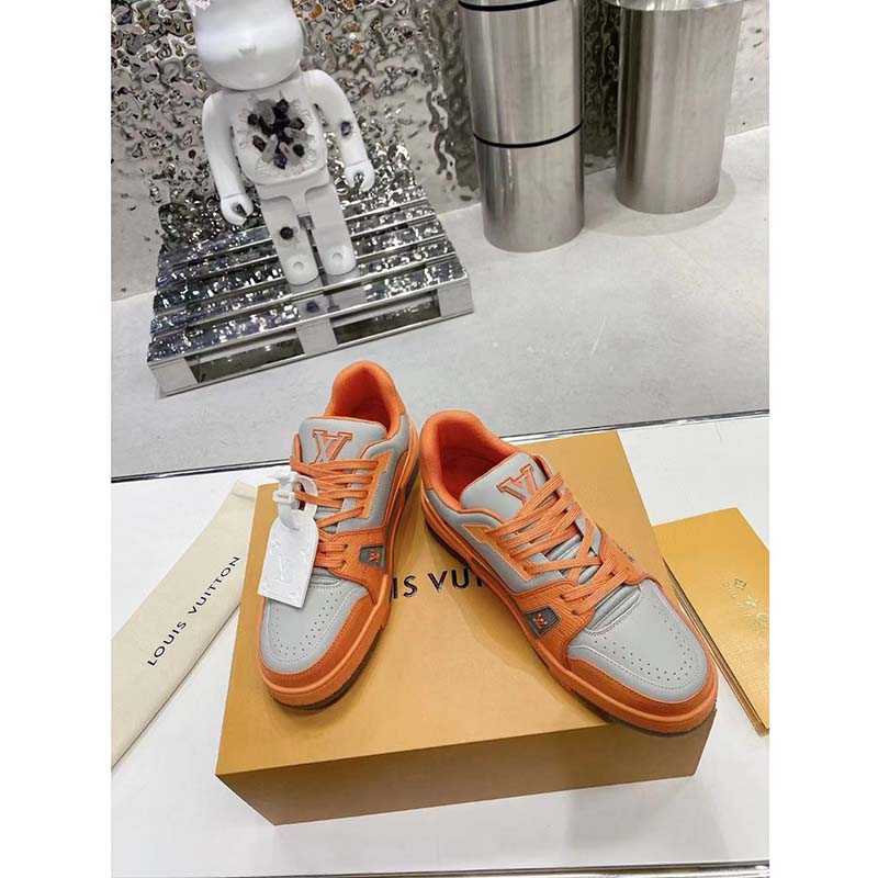 Louis Vuitton Trainer Sneaker Orange #1AA6T1