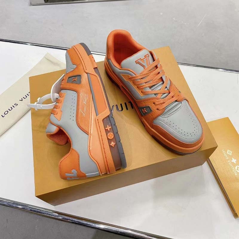 Louis Vuitton Trainer Sneaker Orange #1AA6T1