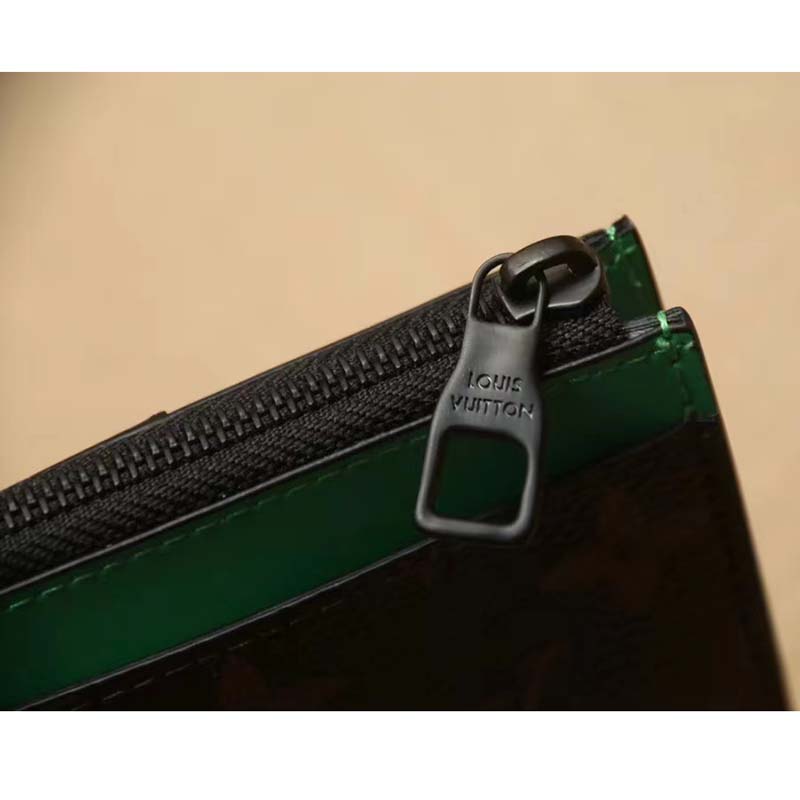 Louis Vuitton LV Coin card holder macassar Green Leather ref.563974 - Joli  Closet