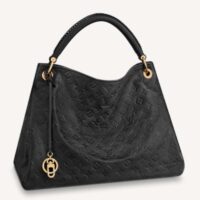 Louis Vuitton Women Artsy MM Handbag Black Monogram Empreinte Embossed Supple Grained Cowhide (11)