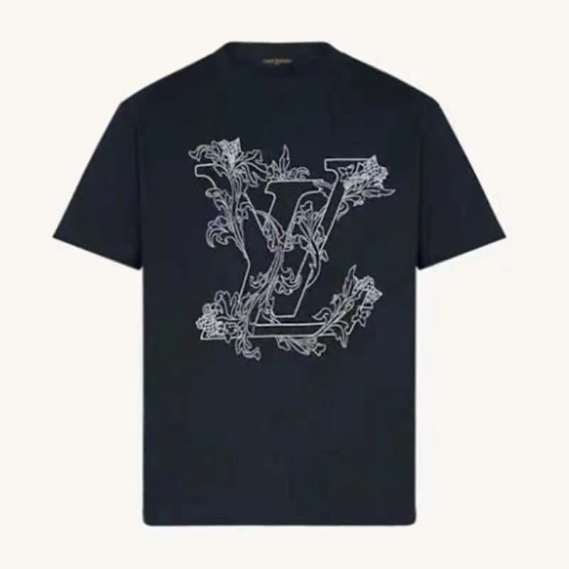 LOUIS VUITTON EMBROIDERED LV LOGO FITTED SHIRT – Caroline's