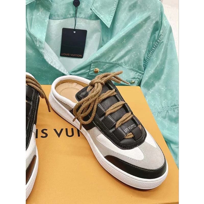 Louis Vuitton Lous Open Back Cognac Slip On Sneakers - Sneak in Peace