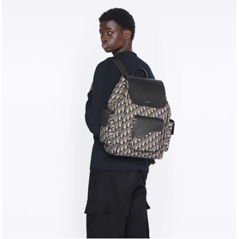 Saddle Backpack Beige  Mens Dior Backpacks ⋆ Rincondelamujer