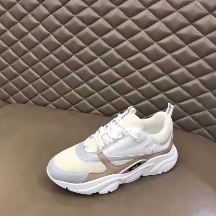 DIOR SNEAKERS - DIOR B22 Dhgate Sneakers Runner Unboxing Review&On Feet  (Cream/Beige/White) 