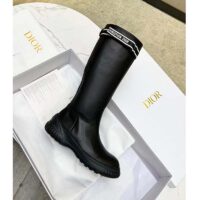 Dior Women Shoes CD D-Racer Boot Black Calfskin (5)