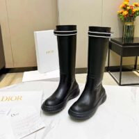 Dior Women Shoes CD D-Racer Boot Black Calfskin (5)