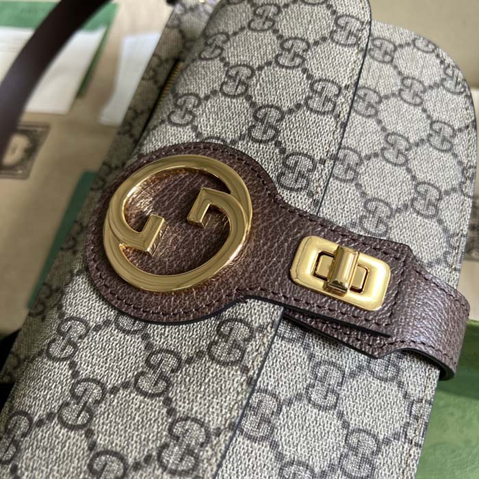beige and ebony gg supreme belt outfit｜TikTok Search