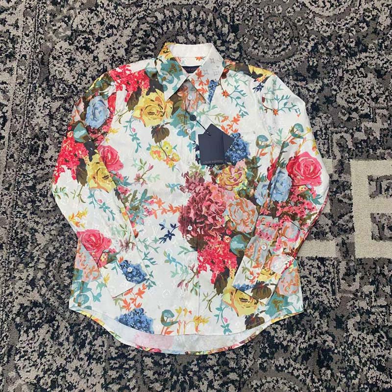 Louis Vuitton LV Flower Tapestry Classic Shirt Multicolor Men's - FW22 - US