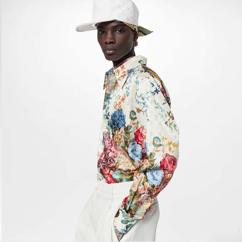 Louis Vuitton LV Flower Tapestry Classic Shirt Multicolor 男装- FW22 - CN