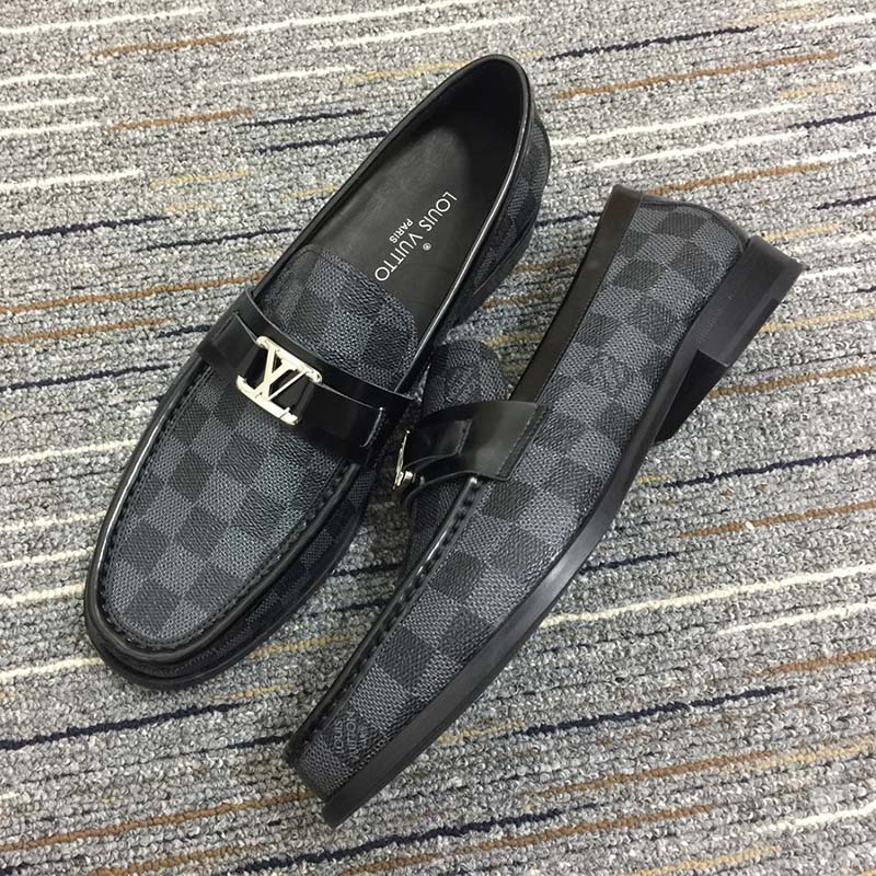 LV MEN'S COWHIDE LOAFERS LOUIS VUITTON MOCCASINS 40-46 for 31.00