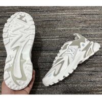 Louis Vuitton LV Unisex Runner Tatic Sneaker White Mix Materials Rubber Outsole Monogram Flowers (9)