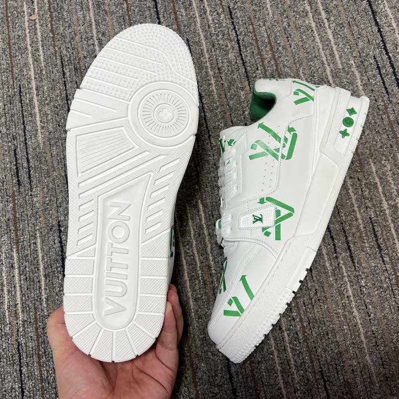 ≥ Louis Vuitton sneakers groen maat 40 tm 44 nieuw voorraad