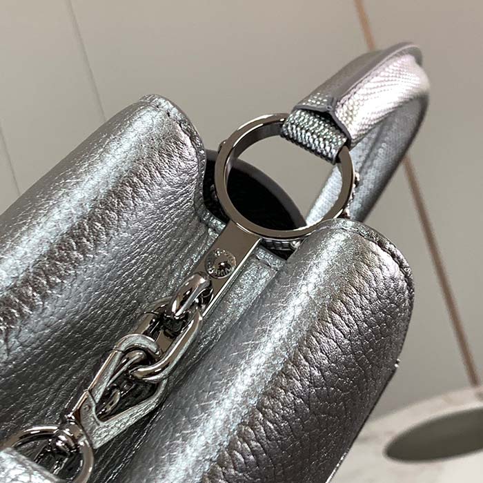 Replica Louis Vuitton Capucines BB LV Bag Etain Metallic Gray M21102 for  Sale