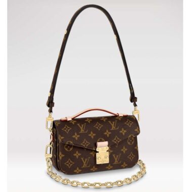 Louis Vuitton LV Women Pochette Métis East West Bag Brown Monogram Coated Canvas