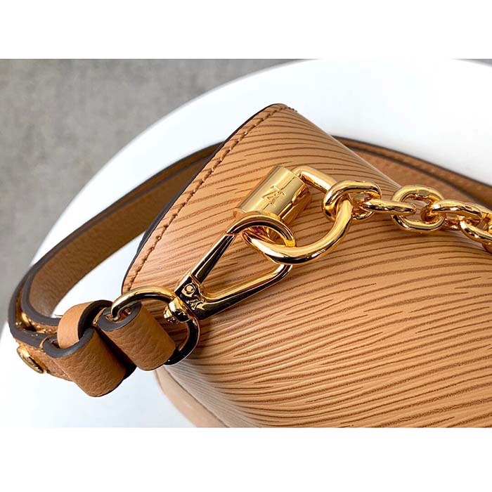 Louis Vuitton Caramel Cognac Epi Leather 'Twist 30mm' Belt