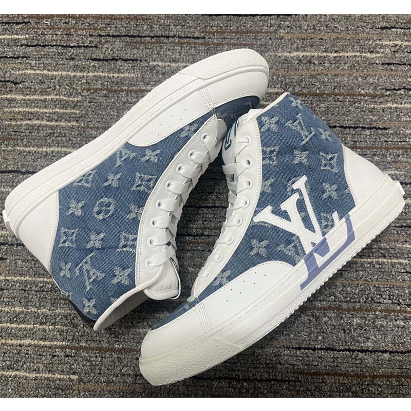 Louis Vuitton Charlie Sneaker Boot 1A9S5P Blue [1A9S5P Blue