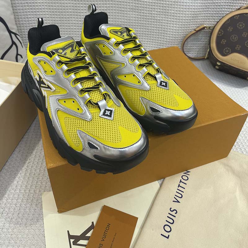 Louis Vuitton® LV Runner Tatic Sneaker Yellow. Size 08.5