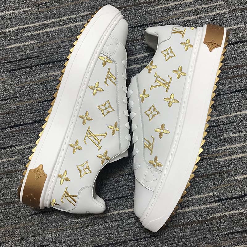 Louis Vuitton LV Time Out sneakers new White Leather ref.472061