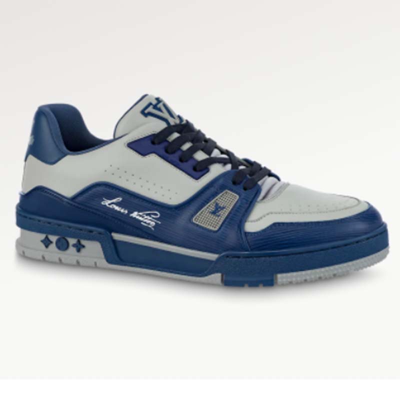 Louis Vuitton LV Trainer Sneaker Navy. Size 09.0